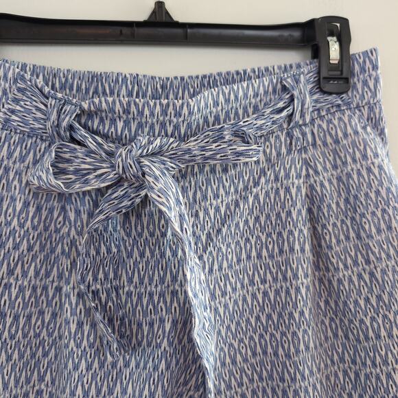 C&C California Blue Linen Blend Pull On Shorts Size 6 - Picture 3 of 8